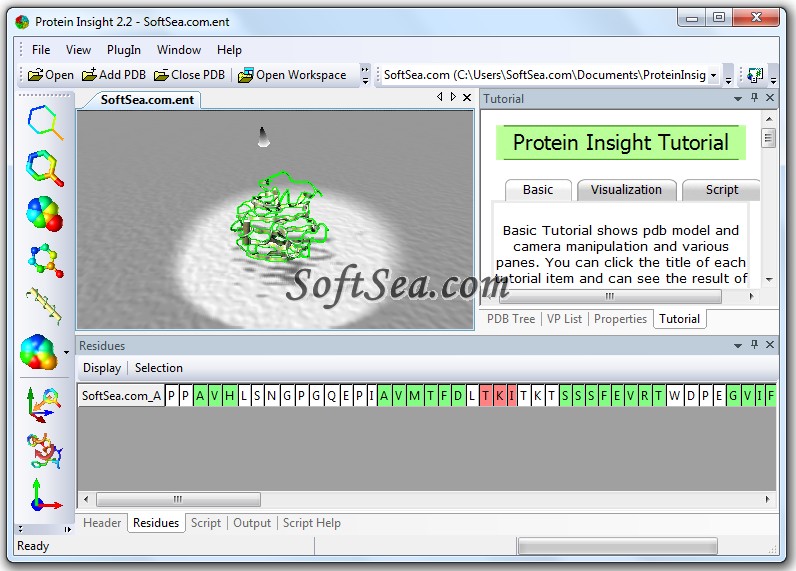 Protein Insight Screenshot