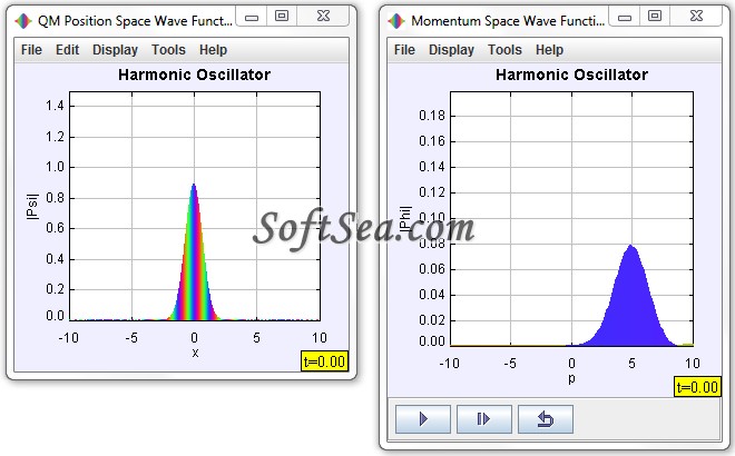 QM Momentum Space Screenshot