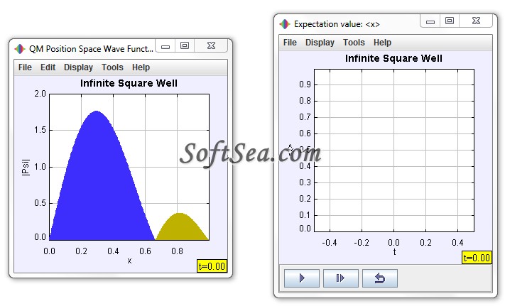 QM Position Expectation Value Screenshot