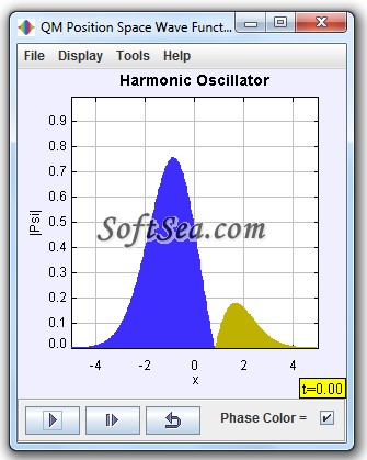 QM Superposition Program Screenshot