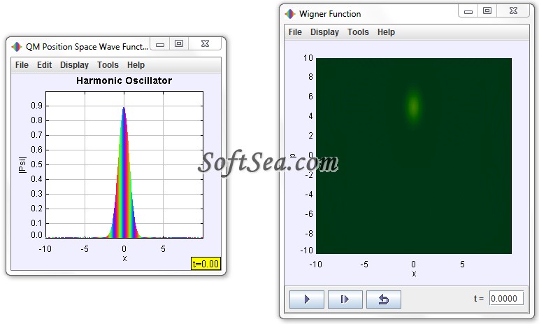 QM Wigner Program Screenshot