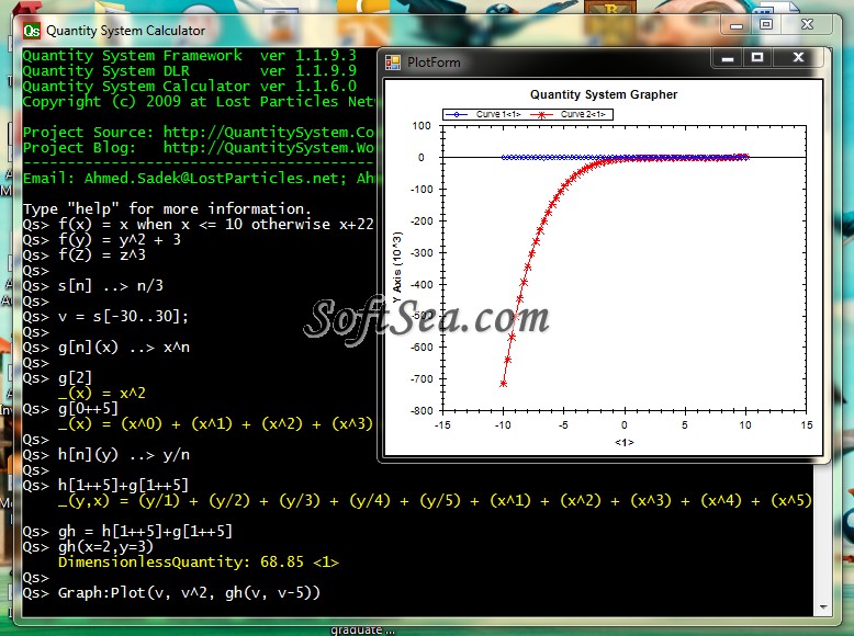 Quantity System Calculator Screenshot