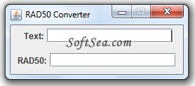 RAD50 Converter Screenshot