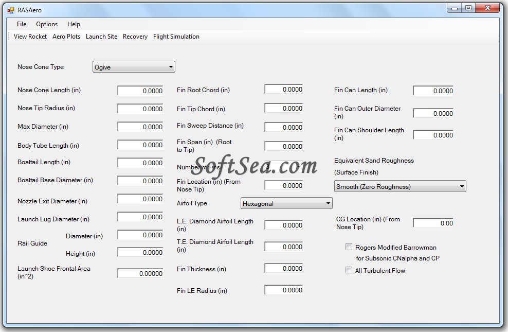 RASAero Screenshot