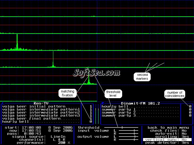 Real Time Sound Comparator Screenshot