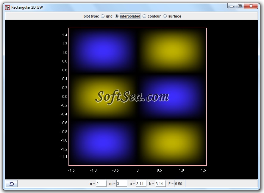 Rectangular Well Model Screenshot