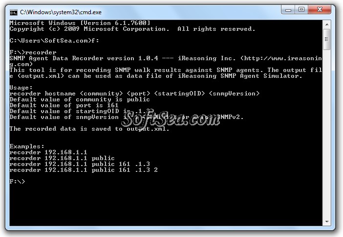 SNMP Agent Data Recorder Screenshot