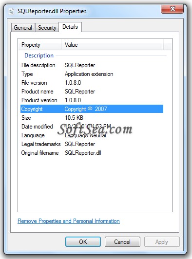 SQLReporter Screenshot