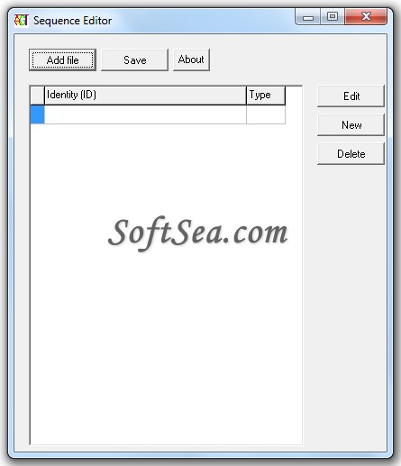 Sequence Editor Screenshot