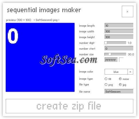 Sequential Image Maker Screenshot