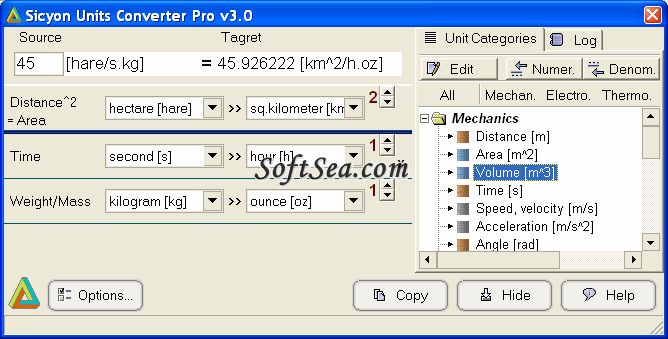 Sicyon Units Converter Pro Screenshot