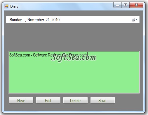 Simple Calendar Freeware Screenshot