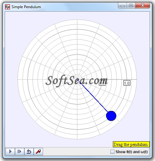 Simple Pendulum Model Screenshot