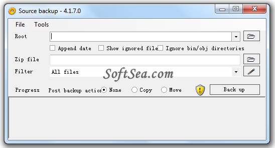 Source backup Screenshot