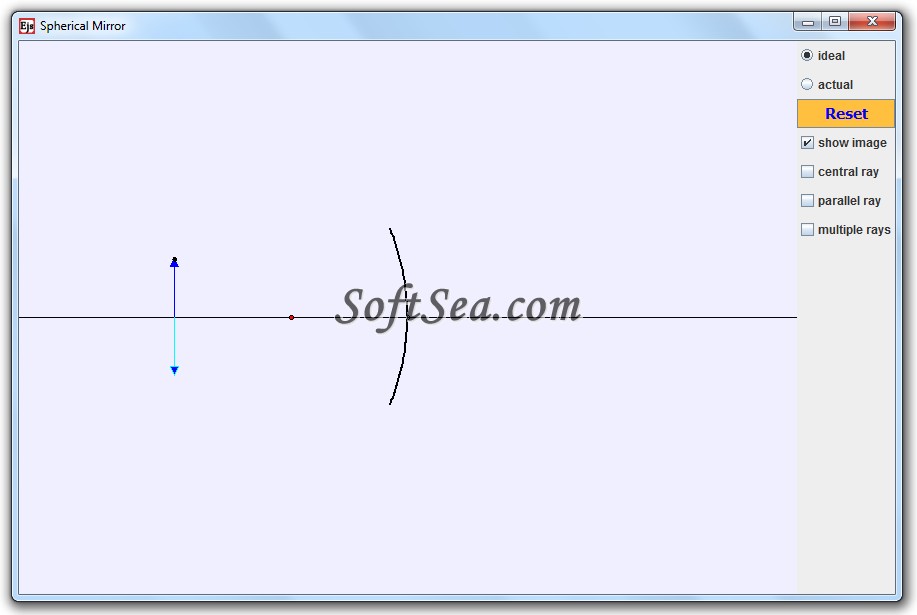 Spherical Mirror Model Screenshot