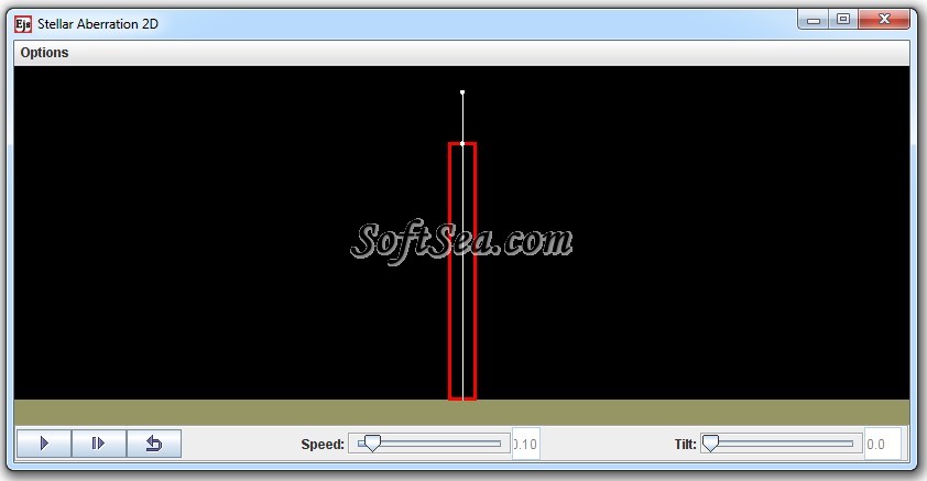Stellar Aberration 2D Model Screenshot