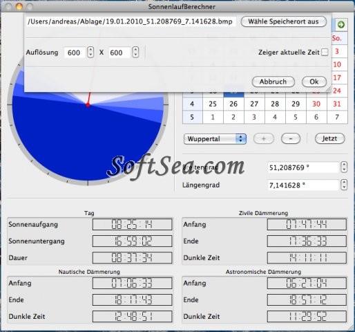 SunCalculator Screenshot