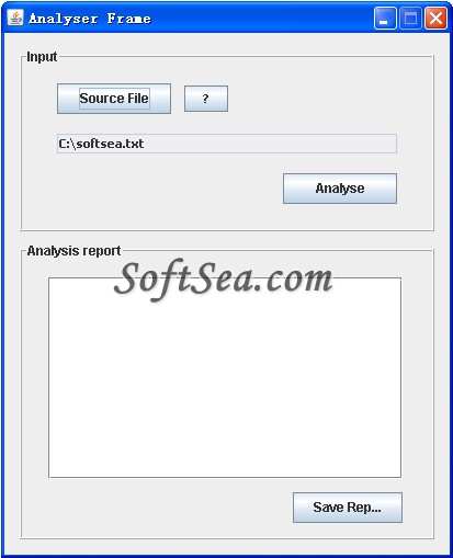 Text Analyser Screenshot