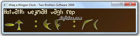 The Klingon Clock Screenshot