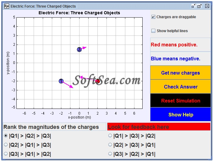 Three Charged Particles Screenshot