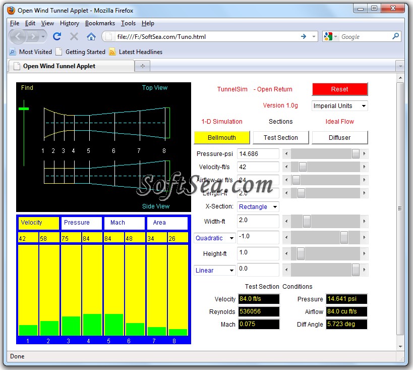 TunnelSim Screenshot