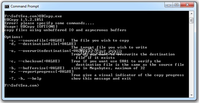 UBCopy Screenshot