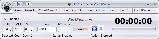 UP2 Alarm after CountDown Screenshot