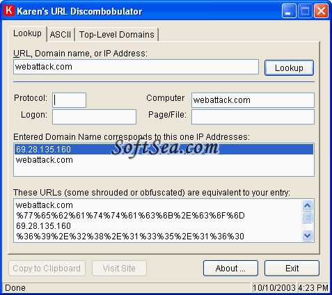 URL Discombobulator Screenshot