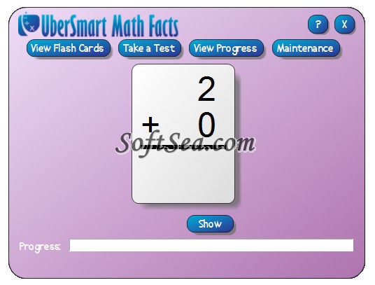 UberSmart Math Facts Screenshot