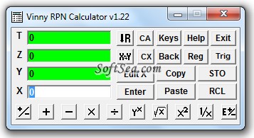 Vinny RPN Calculator Screenshot