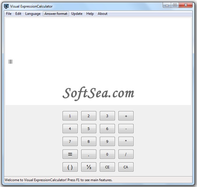 Visual ExpressionCalculator Screenshot