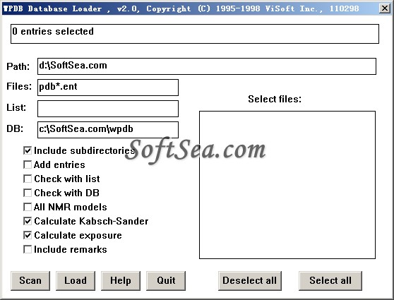 WPDB Database Loader Screenshot