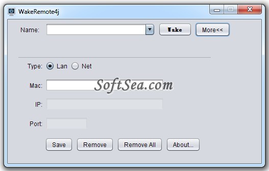 WakeRemote4J Screenshot