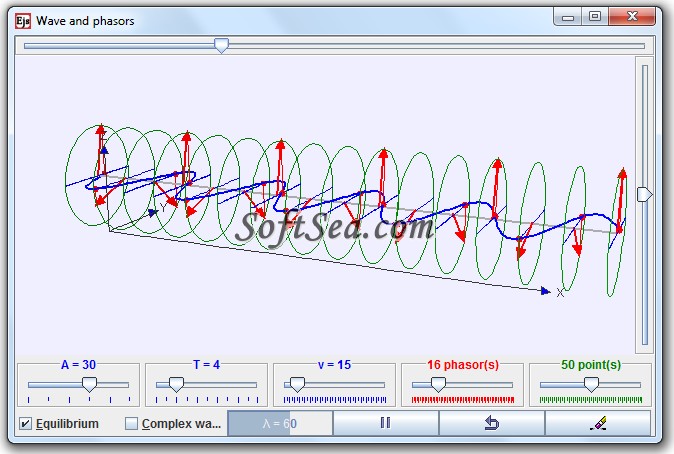 Waves and Phasors Model Screenshot