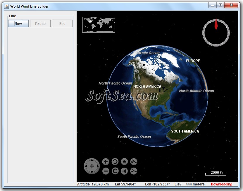 World Wind Line Builder Screenshot