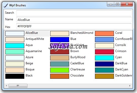 Wpf Brushes Screenshot