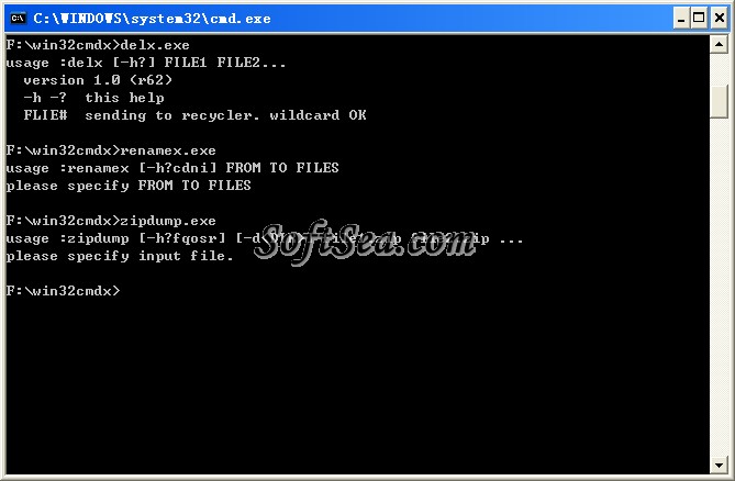 win32cmdx Screenshot