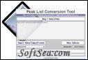 Peak List Conversion Tool